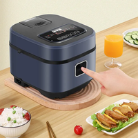 Cuisinière à riz numérique intelligente multifonctionnelle de grande capacité, portable, de haute qualité, en acier inoxydable, antiadhésive, carrée