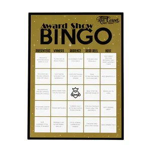 Papel de cartas de jogo de bingo para crianças, cartões de jogo educacional personalizados por atacado
