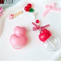 Tube de brillant à lèvres vide en plastique de 8 ml, couleur personnalisée (rose/violet), forme unique, bouchon à vis, impression de logo personnalisée sur la surface - Vente en gros