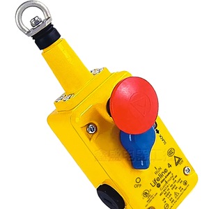 สวิตช์หยุดฉุกเฉิน <span class=keywords><strong>Allen</strong></span>-<span class=keywords><strong>Bradley</strong></span> Lifeline 4 24V 12A IP65 สำหรับควบคุมอุตสาหกรรม พร้อมปุ่มสีแดงและสวิตช์แบบกดสีน้ำเงิน - Product Image 2