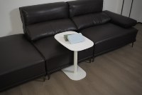 Meubles ADA Minimaliste 360 °   Table basse ergonomique rotative avec élévation à gaz, console latérale réglable en hauteur, bureau de salon