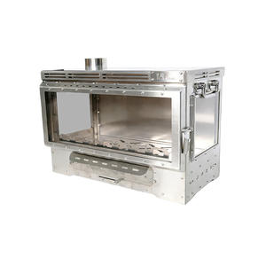 Poêle à <span class=keywords><strong>bois</strong></span> modulaire d'urgence en acier inoxydable INBESTCAMP pour le camping et l'extérieur - Product Image 1