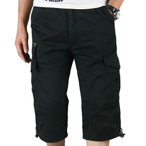 Pantalones Cortos de Trabajo para Hombre, con Múltiples Bolsillos, Estilo Cargo, de Verano, Hechos de Algodón en Pakistán - Product Image 3