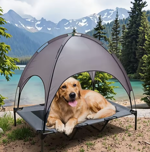 Tienda de campaña para perros 2025, superventas, a prueba de humedad, ecológica, clásica, sólida, para uso en verano, fresca, con estructura alta/baja extraíble y lavable - Product Image 4