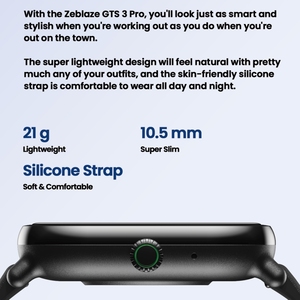 Reloj Inteligente Zeblaze <span class=keywords><strong>GTS</strong></span> <span class=keywords><strong>3</strong></span> <span class=keywords><strong>Pro</strong></span>, Resistente al Agua IP68, Pantalla HD de 1.97 Pulgadas, Reloj Inteligente Zeblaze - Product Image 4