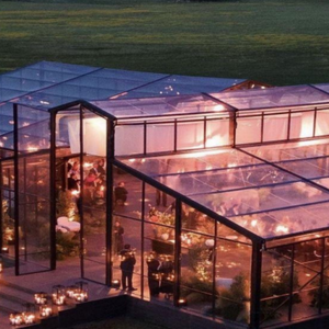 Carpa Vertical de Lujo con Estructura de Aluminio Negro y Cubierta de PVC para <span class=keywords><strong>Bodas</strong></span>, Fiestas, Exposiciones y <span class=keywords><strong>Bodegas</strong></span> - Product Image 6