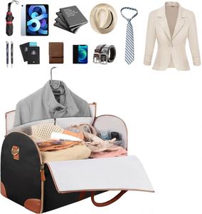 Bolsa de viaje convertible BSCI para ropa, bolsa de lona, maleta colgante, bolsa para trajes, resistente al agua, con compartimento para zapatos - Product Image 2