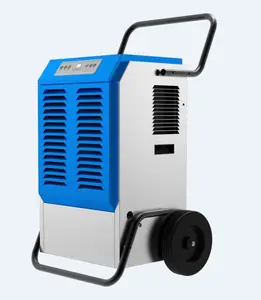 130L/hari roda besar tangan logam tekan R410a pendingin industri komersial Dehumidifier