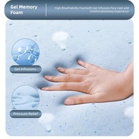 Superweiche Maßgefertigte King Gel-Memory-Foam-Matratze Taschenfederkern Smart Feuerfest Flammhemmend 5-Sterne-Hotel-Qualität Schlafzimmer