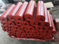 Rouleaux de convoyeur à forte capacité de charge, rouleaux en acier avec roulements, rouleaux porteurs, rouleaux de convoyeur à bande en caoutchouc pour l'exploitation minière