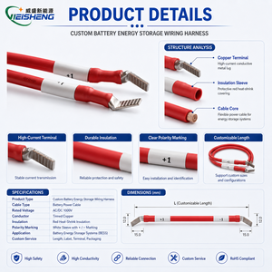 맞춤형 에너지 저장 배터리 케이블 (ESS 인버터 전원 연결용) OEM - Product Image 3