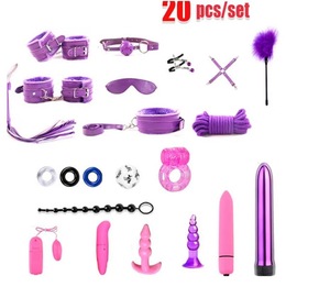 SM meme pense ve kırbaç deri seks oyuncak seti yetişkin kelepçe kiti kadınlar için Bdsm esaret dişli - Product Image 3