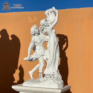Stock de alta calidad de mármol blanco <span class=keywords><strong>griego</strong></span> clásico <span class=keywords><strong>Dios</strong></span> estatua <span class=keywords><strong>Apolo</strong></span> y Daphne escultura - Product Image 2