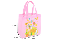 Sac à provisions non tissé laminé de haute qualité avec impression recyclée réutilisable avec logo personnalisé et poignée