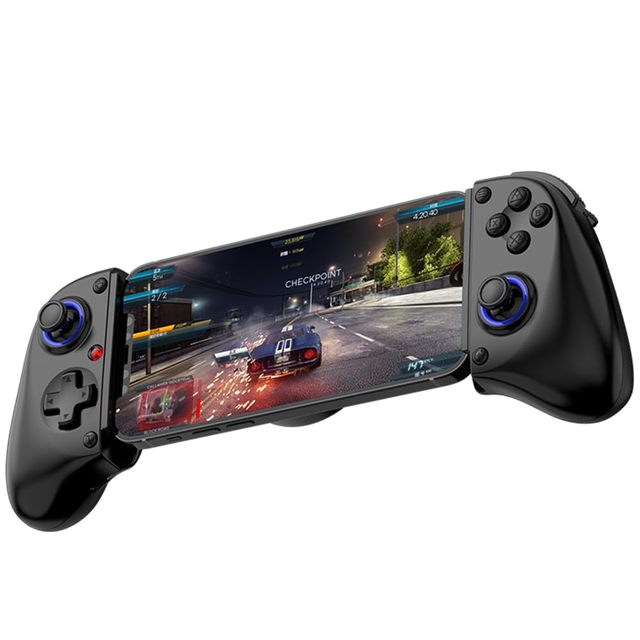 Stretching Gamepad Wireless BT Gaming Controller for PC with Six-axis Gyro and Vibration