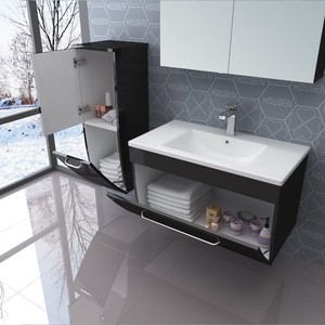 <span class=keywords><strong>Meuble</strong></span> de salle de bain en PVC noir brillant <span class=keywords><strong>pour</strong></span> <span class=keywords><strong>WC</strong></span> flottant <span class=keywords><strong>meuble</strong></span> de salle de bain - Product Image 6