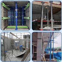 Cric de construction de poteau d'étayage Poteau réglable pour support de construction Échafaudage Cric réglable Coffrage Étai en acier