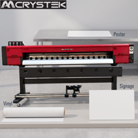 Printer Format Lebar 1800mm dengan Kepala Cetak Xp600 dan Sistem Pengambilan Gulungan Otomatis untuk Printer Inkjet Eco-Solvent