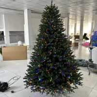 Sapin de Noël réaliste 100% PE, 7 pieds, ultra dense, aiguilles moulées en 3D, arbre artificiel réaliste avec support métallique robuste pour la maison