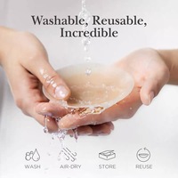Soutiens-gorge adhésifs invisibles pour femmes, ultra-fins et respirants en Spandex/Nylon, effet push-up, rehaussement du décolleté et des mamelons