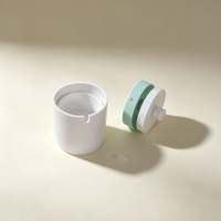 Botol Krim Kosmetik Plastik ABS Kosong Lucu untuk Perawatan Kulit, Wadah Krim Logo Kustom dengan Pompa Vakum untuk Kemasan 50g