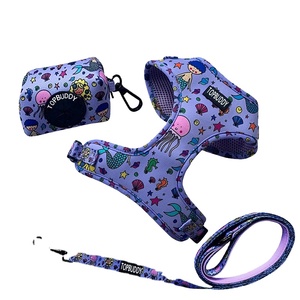 Wholesale Luxury Pet <strong>Collar</strong> Adjustable Walking <strong>Neoprene</strong> Pet <strong>Collars</strong> Leashes <strong>Dog</strong> Harness - Product Image 1