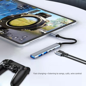 Quelle Fabrik Großhandel Typ C zu USB Hub PD Schnell lade daten Expander USB 3.0 Fünf-in-Eins-<span class=keywords><strong>Computer</strong></span> Extender USB-Hub - Product Image 3