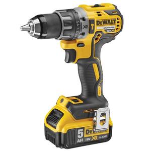 Perceuse sans fil 18V sans balais Lithium-Ion 5Ah avec mandrin auto-serrant, outil électrique professionnel réversible - Product Image 1