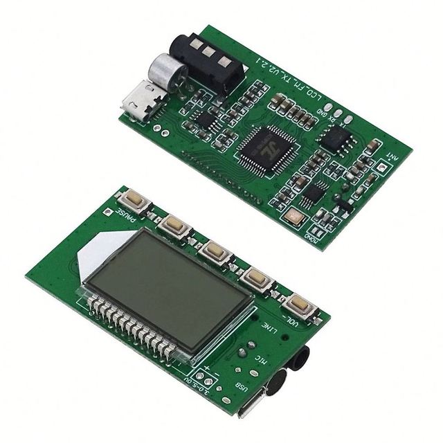 FM Wireless Transmission Module Digital Audio Microphone Campus Radio Station DIY Circuit Board