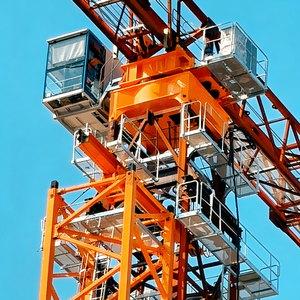 Grue à tour à plateforme plate QTZ600 H8042A d'<span class=keywords><strong>occasion</strong></span>, capacité de charge de 25 tonnes, avec certification CE, fournisseur de grues à tour d'<span class=keywords><strong>occasion</strong></span> - Product Image 2