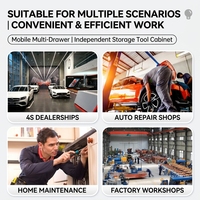 Juego de Herramientas Profesional de Acero al Carbono de 252 Piezas con Estuche de Almacenamiento para Taller, Garaje, Mecánica de Automóviles y Mantenimiento del Hogar