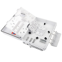 Boîtier de distribution de fibre optique 1:16 Cassette Splitter Box FTTH FAT IP65 à montage mural ou sur poteau, 24 ports, boîtier de terminaison d'accès NAP ODP