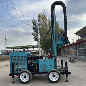 Thủy lực nước giếng khoan Giàn Khoan bánh xe nước giếng khoan Giàn Khoan giá máy - Product Image 4