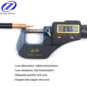 Rg213 Chất lượng cao 5m 50 <span class=keywords><strong>ohm</strong></span> đen PVC cáp đồng trục syv 50-7 N nam nữ nối Trần dây đồng cho thông tin liên lạc Cáp - Product Image 3