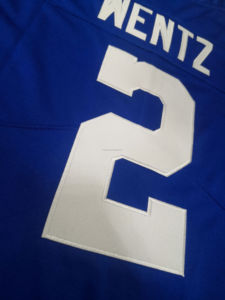 Chất lượng tốt nhất tùy chỉnh 84 Tyler <span class=keywords><strong>Warren</strong></span> 17 Daniel Jones Jersey 28 Jonathan Taylor khâu Mỹ bóng đá Jersey - Product Image 4