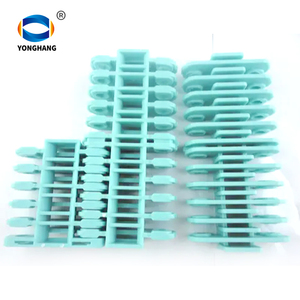 Bar tasarlanmış 2000 yükseltilmiş kaburga modüler kemer POM/<span class=keywords><strong>PA</strong></span> modüler konveyör bant gıda uygulamaları için 6mm kalınlığında - Product Image 5