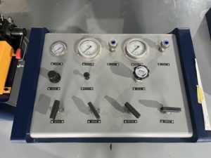 Banco di Prova Portatile Manuale per <span class=keywords><strong>Test</strong></span> di Pressione con Valvola di Sicurezza, Gamma di Pressione 0-400 Bar, per Uso Industriale - Product Image 4