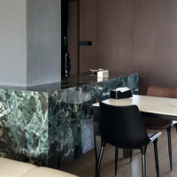 PerfectStone Design de luxe durable en marbre vert printanier naturel, style moderne pour projets de construction