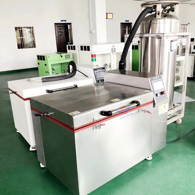 Machine de congélation rapide à l'azote liquide Machine de traitement des métaux à congélation rapide Machine de processus d'assemblage à froid