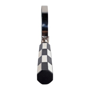 Lente d'ingrandimento decorativa con manico geometrico, accessorio da scrivania per casa e ufficio, elemento decorativo per mensola del soggiorno - Product Image 3