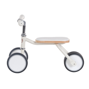 Vélo d'équilibre vintage pour enfants 18M+ à <span class=keywords><strong>4</strong></span> <span class=keywords><strong>roues</strong></span> avec siège <span class=keywords><strong>en</strong></span> <span class=keywords><strong>bois</strong></span> anti-retournement <span class=keywords><strong>en</strong></span> acier à haute teneur <span class=keywords><strong>en</strong></span> carbone pour tout-petits EN71 3C - Product Image 2