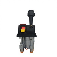Vanne de levage pneumatique directionnelle manuelle à commande proportionnelle, joystick hydraulique, levier de camion basculant pneumatique ADC12 0.6-1.2Mpa