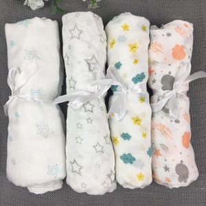 100% de bambú bebé <span class=keywords><strong>muselina</strong></span> secreto Swaddle manta bebé regalo caja - Product Image 5
