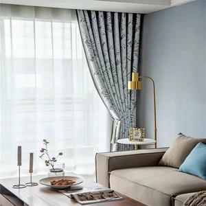 Wholesale Luxury Safety Light Window Curtains Modern Soft <strong>Living</strong> <strong>Room</strong> Curtains <strong>Set</strong> - Product Image 4