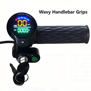 Xe đạp điện hiển thị 36V 48V 60V + ga + Khóa bàn đạp gia tốc MTB tay lái với nút cài đặt - Product Image 3