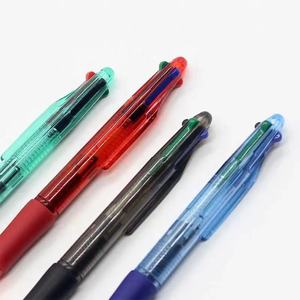 Bolígrafo <span class=keywords><strong>bicolor</strong></span> de 4 colores para escuela de oficina y precio bajo, el mejor bolígrafo publicitario de plástico, bolígrafo de oficina - Product Image 3