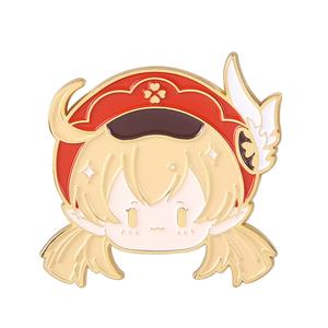 <span class=keywords><strong>Prix</strong></span> d'usine <span class=keywords><strong>Genshin</strong></span> <span class=keywords><strong>Impact</strong></span> Badges en émail dur et épinglettes de revers en émail dur, objets de collection en métal sur le thème de l'anime - Product Image 2