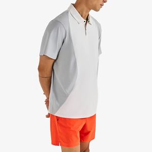 Camisa de golf de lujo OEM para hombre con logotipo personalizado de alta calidad de cuatro vías elástico impreso personalizado 100% algodón/Nailon/Cachemira - Product Image 3
