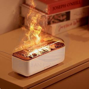 Mini máquina creativa de aromaterapia <span class=keywords><strong>Llava</strong></span> Lava pequeña casa USB humidificador de llama de luz ambiental de siete colores - Product Image 4