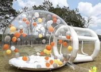 WINSUN-Ballon Gonflable Blanc Transparent pour Maison à Bulles
